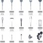 Kitchen Utensils Set, Cooking Utensil Sets Kitchen Gadgets, Pots and Pans Set No