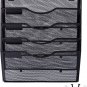 5 Pockets Mesh Wall File Holder Organizer Office Hanging Magazine Rack, Black