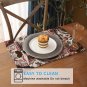 MINJIATEX Luxury Table Placemats Set of 4,Machine Washable Heat Resistant Place
