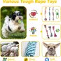 Zeaxuie 20 Pack Luxury Dog Chew Toys for Puppy, Cute Small Dog Toys with Ropes P