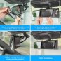 Joytutus Rear View Mirror, Universal 11.81 Inch Panoramic Convex Interior Clip-O