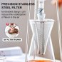 Cold Brew Coffee Maker, Iced Coffee Maker in Stainless Steel and Borosilicate Gl