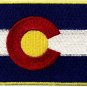 Colorado State Flag CO Emblem Embroidered Iron on Sew on Patch