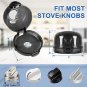 Stove Knob Covers for Child Safety (5 + 1 Pack) Gas Stove Knob Covers with Stron