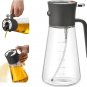 Oil Bottle Oil Sprayer for Cooking Olive Sprayer and Automatic Dispenser 2 in 1
