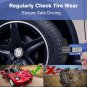 Tire Tread Depth Gauge, Preciva LCD Digital Tire Tread Depth Gauge Tool with Inc