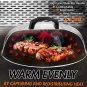 Leonyo Grill Griddle Accessories Kit, Cheese Melting Domes with Grill Press, 9 I