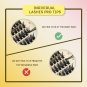 280Pcs Individual Lashes Mayhug Lash Clusters 40D-0.07D-8-16MIX, False Eyelashes