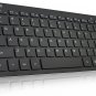 Wireless Keyboard, 2.4G Portable Mini Computer Keyboard, Quiet Click, 12 Media K
