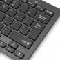 Wireless Keyboard, 2.4G Portable Mini Computer Keyboard, Quiet Click, 12 Media K