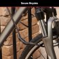 Bike Lock Cable, Combination Bicycle Lock, Cable Lock for Outdoor Equipment, Bla