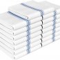 Classic Kitchen Towels - 15 Pack - 14" X 25" - 100% Natural Cotton Kitchen Dish