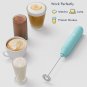 Electric Milk Frother Handheld, Battery Operated Whisk Beater Foam Maker for Cof