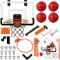 Indoor Mini Basketball Hoop with Electronic Scoreboard - over the Door Basketbal