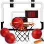 Indoor Mini Basketball Hoop with Electronic Scoreboard - over the Door Basketbal