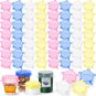60 Pack Silicone Stretch Lids 2.6 Inch Reusable Silicone Lids Microwave Cover fo