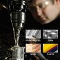 8Pcs End Mill Bits HSS CNC End Mill Cutter Drill Bits for Wood, Aluminum, Steel,