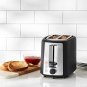 2 Slice, Extra-Wide Slot Toaster with 6 Shade Settings, Black