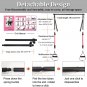 Upgraded Adjustable Pilates Resistance Band and Toning Bar 60IBS-180IBS Home Gym