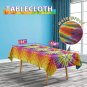 DECORLIFE Tie Dye Party Supplies Serves 16, Birthday Plates and Napkins, Tablecl