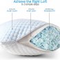 Nestl Cooling Pillow - King Size Set of 2 Cooling Shredded Memory Foam Pillows,