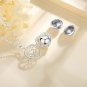 INFUSEU Urn Necklaces for Ashes for Women, Cremation Jewelry for Human Pet Ashes