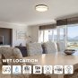 7" LED Flush Mount Ceiling Lightï¼120V 16W 1100LMï¼3000K Warm White Close to Celin
