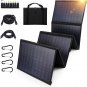 Foldable Solar Panel &acirc;�� 60W Portable Solar Panels with 5V USB and 18V DC for Camp