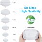 6PCS Silicone Stretch Lids, Four Specifications of Reusable Silicone Bowl Cover