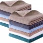 QUILTINA Kitchen Towels 100% Cotton Absorbent Dish Towels Set, Waffle Weave Hand