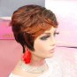 Short Wigs for Black Women Human Hair Pixie Cut Wigs Black Women with Bangs Pixi