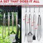 Alpha Grillers Grill Set Heavy Duty BBQ Accessories - BBQ Tool Set 4Pc Grill Acc