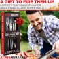 Alpha Grillers Grill Set Heavy Duty BBQ Accessories - BBQ Tool Set 4Pc Grill Acc