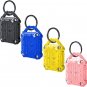 Waterproof Airtag Holder Keychain Case,Compatible Apple Air (Mix Color a 4Pack)