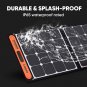 100W Portable Solar Panel for Explorer 240/300/500/1000/1500 Power Station, Fold