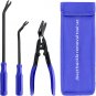 Clip Pliers Trim Upholstery Tools - 3 Pack Car Removal Tool Set to Remove Rivets