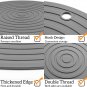 Ptlom Pet Food Mat for Dog and Cat Placemat 2 Pcs, Mat for Prevent Food and Wate