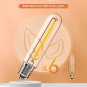 LED Replacement Bulbs 1W T13, 4 Pack Waterproof E12 Screw Base for Outdoor LED S