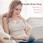 Wearable Double Breast Pump Hands Free, Pain Free Portable Electric Breastfeedin