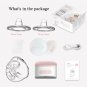 Wearable Double Breast Pump Hands Free, Pain Free Portable Electric Breastfeedin