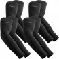 4 Pairs UV Sun Protection Arm Sleeves for Men & Women - Tattoo Cover up - UPF 50