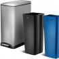 13 Gallon Kitchen Trash Can, Dual Compartment Recycle Combo, Slim Body Stainless