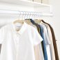 Kids Velvet, Non-Slip Clothes Hangers, Beige - Pack of 30
