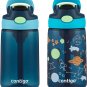Contigo Aubrey Kids Cleanable Water Bottle with Silicone Straw and Spill-Proof L
