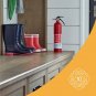 Rechargeable Standard Home Fire Extinguisher UL Rated 1-A:10-B:C, Red