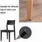 40Pcs round Heavy Duty Nail-On Felt Pad for Furniture Chair Table Leg Feet Floor