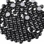 Beadsland Flat Back Crystal Rhinestones round Gems, Black (4.6-4.8Mm) Ss20/1440P