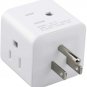 Multi Plug Outlet Extender, Vsanstar 3 Prong Wall Tap 4 Way AC Electrical Outlet