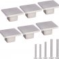 AOKENBAO1.57 Inch Square Kitchen Cabinet Knob Drawer Knob Satin Nickel Cabinet H