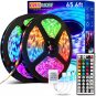CHARKEE LED Strip Lights 65.6Ft (2 Rolls of 32.8Ft) Ultra Long RGB 5050 Color Ch